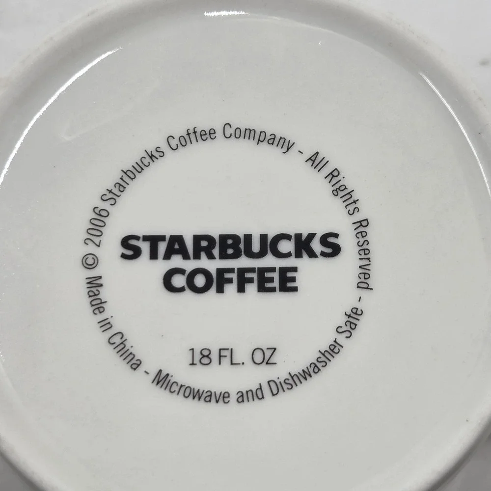 Starbucks San Antonio Texas Alamo Architecture Series Coffee Mug 18 oz 2006 VTG